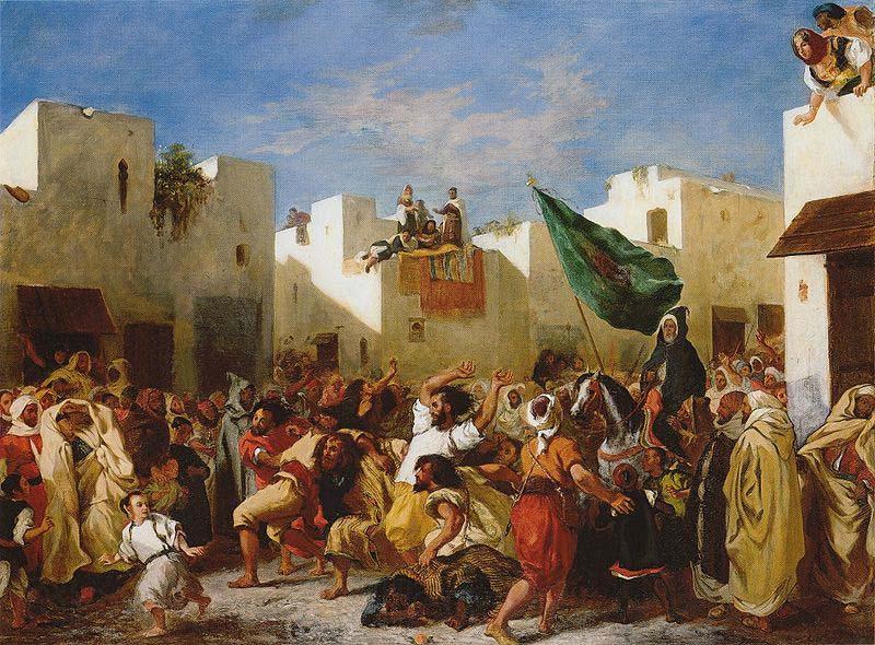 Eugene Delacroix Fanatics of Tangier Spain oil painting art